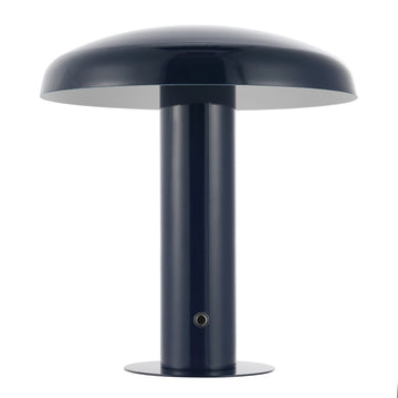 Suillius 11" Contemporary Bohemian Rechargeable/Cordless Iron Integrated LED Mushroom Table Lamp